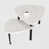 Plateau blanc / base noire