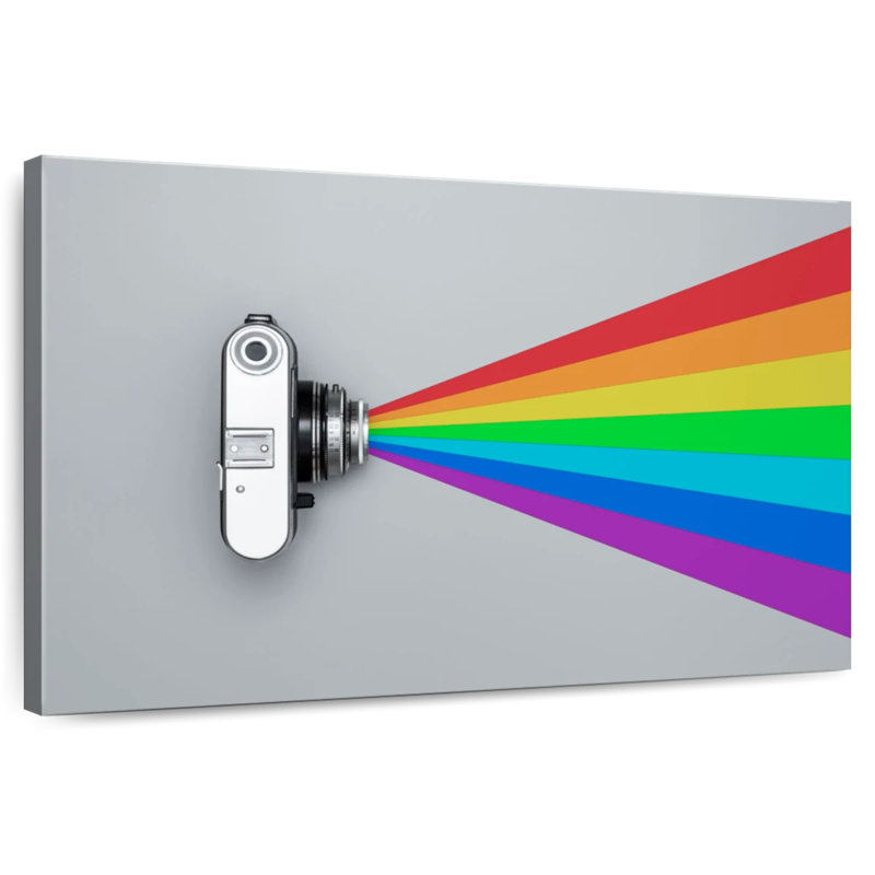 Senne Rainbow Camera Flash, 26" H x 39" W