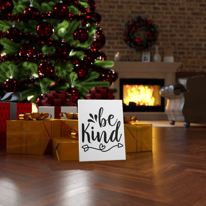 Be Kind Arrow - Wrapped Canvas Print, 41cm H x 30cm W