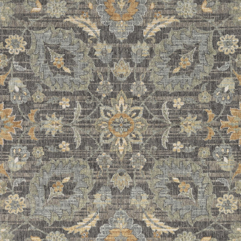 Tapis taupe Bodily, Tapis de couloir 2 pi 3 po x 7 pi 6 po