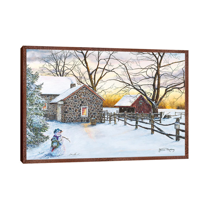 Mr.Twiggs 1 Piece Painting on Canvas, 101.6 cm H x 66.04 cm W, Classic Brown Wood Framed