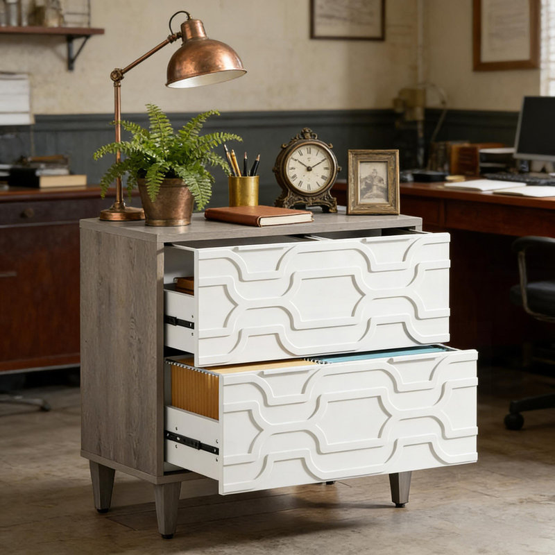 2-Drawer File Cabinet,Ample Storage Cabinet