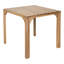 Table de salle à manger d'extérieur en bois massif 60 po