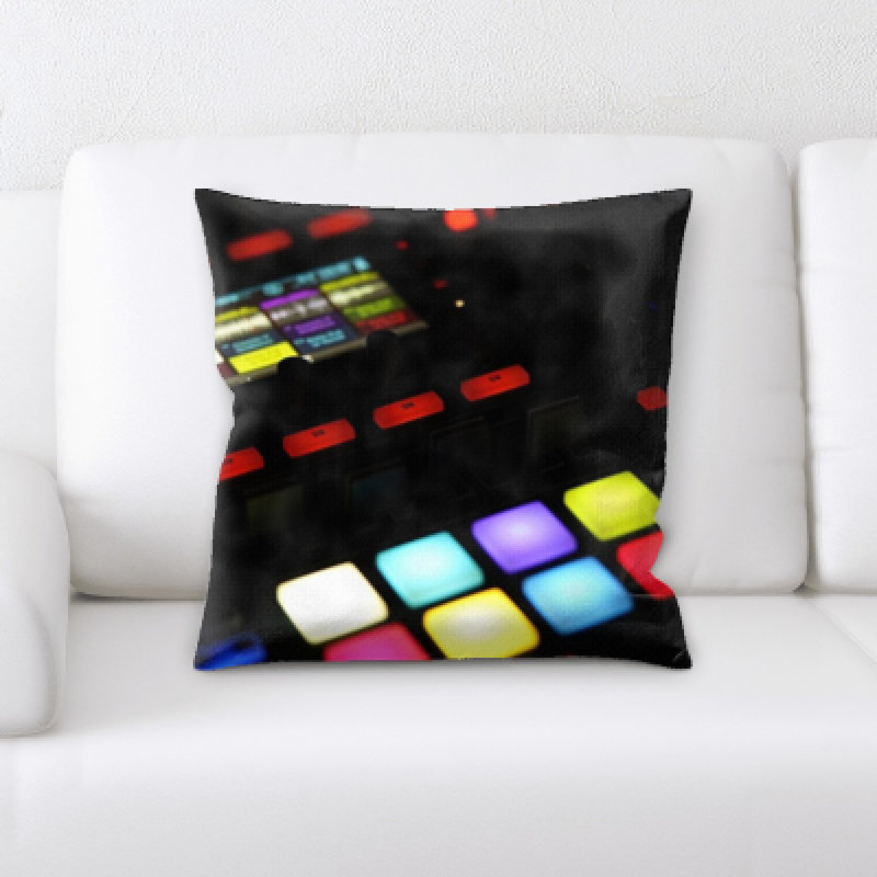 Microsuede Reversible Throw Pillow