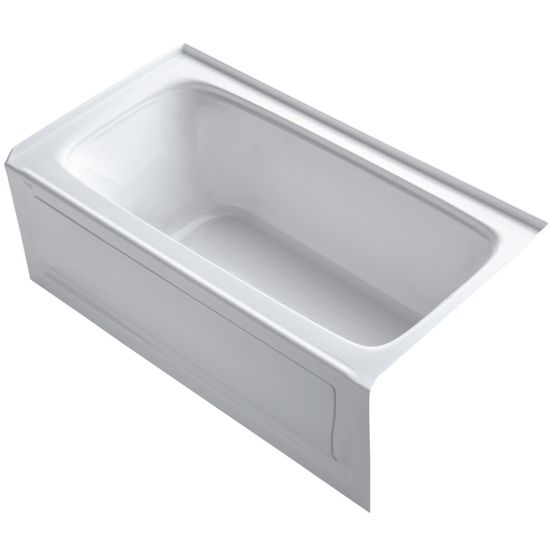 Baignoire de trempage 60 "x 32" Bancroft, Blanc, Droite