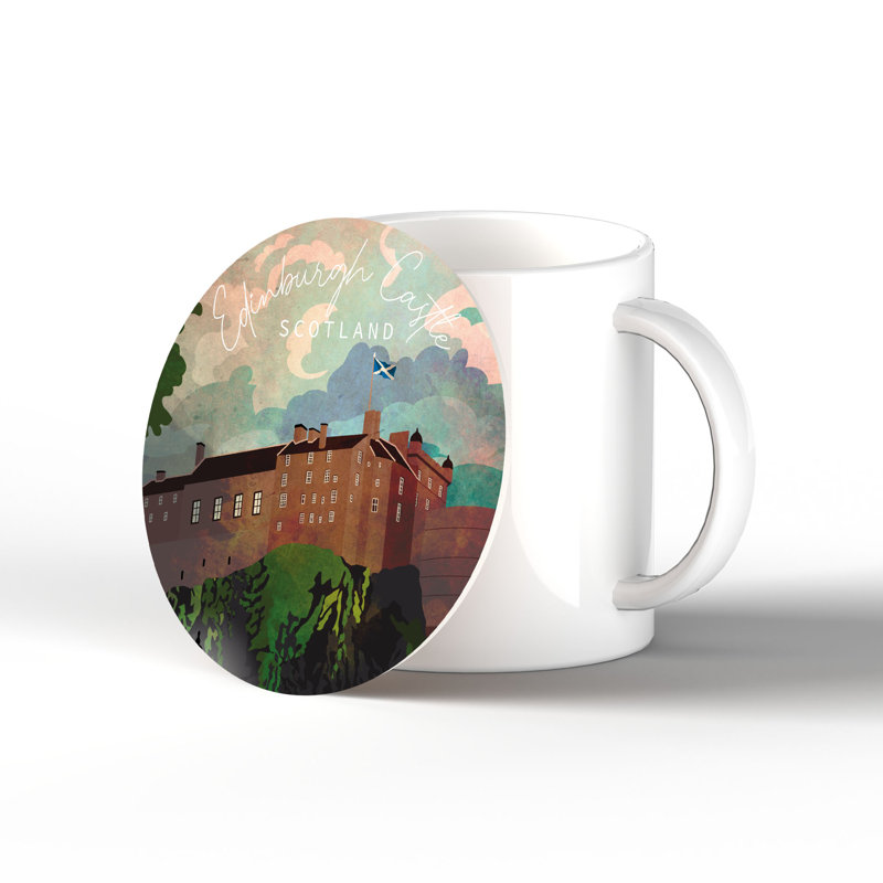 Ceramic Round 1 Piece Coaster
