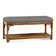 Summer Retreat Wicker Shelf Storage Bench