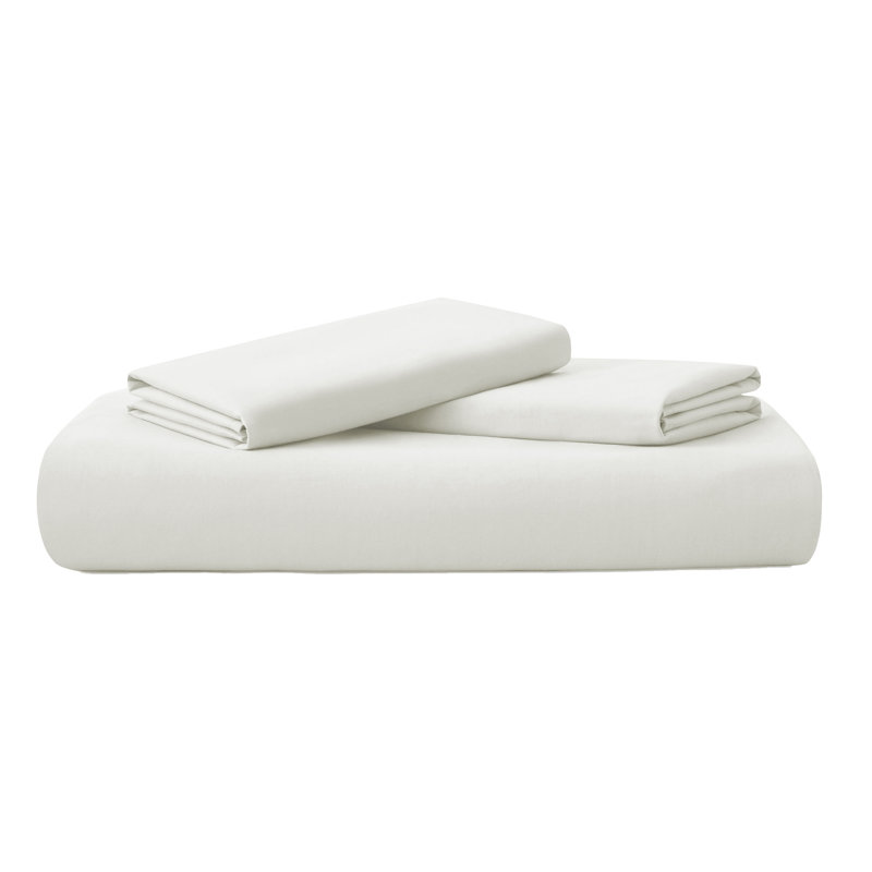 Cotton Duvet Cover Set, Queen Duvet Cover + 2 Pillowcases, White