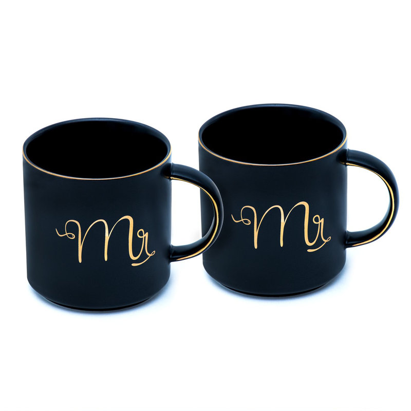 Axelson Porcelain Coffee Mug, Black