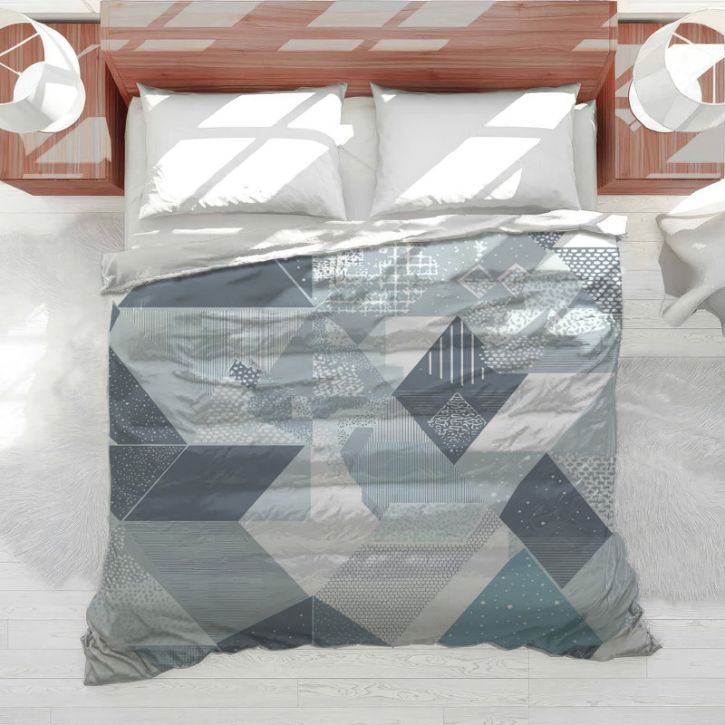 Geometric Patterns Bedding Abstract Comforter Scandinavian, Twin XL Comforter