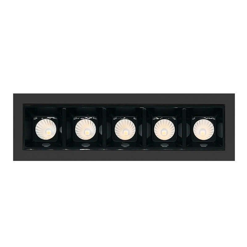 Bazz 6.38'' Dimmable IC Rated Multi-Spotlight Recessed Lighting Kit