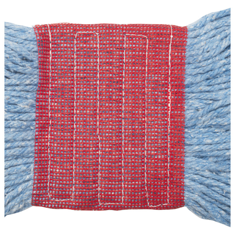 Large Blue Cotton Synthetic Wet Mop Head