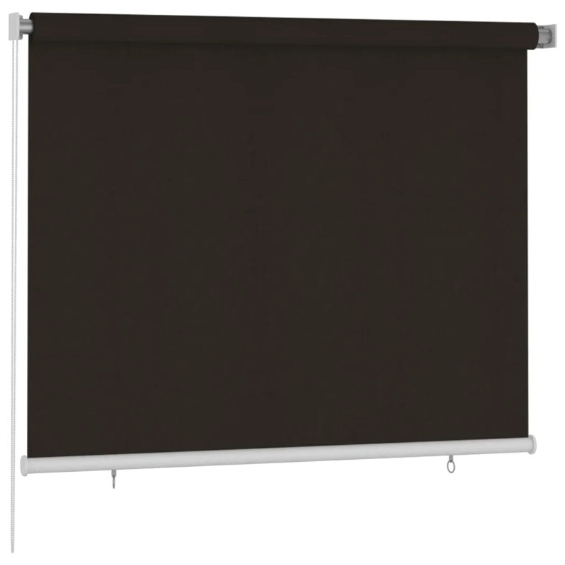 Room Darkening Roller Blind, Brown, 140 cm L x 100 cm W