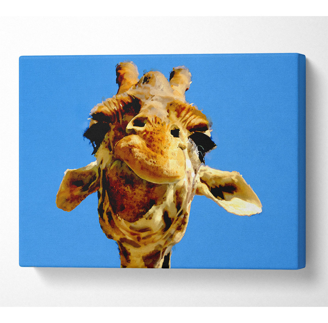 Giraffe Smile - Kunstdrucke auf Leinwand