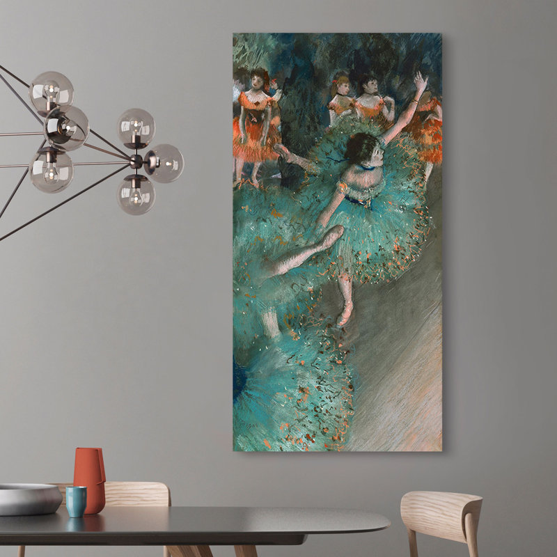 Dancers by Edgar Degas - Wrapped Canvas Print, 70cm H x 140cm W x 4cm D