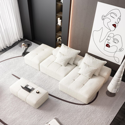 Modern Oversized Modular Sectional Sofa