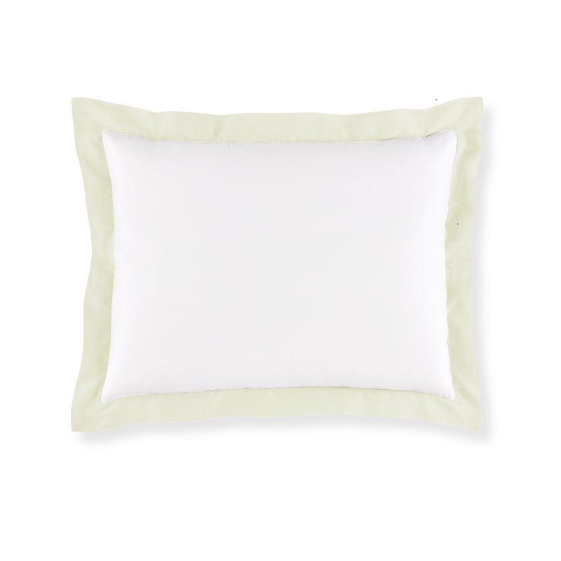Mandalay Linen Cuff Sham, King, Pearl