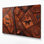 Art mural sur toile noir en simili cuir rustique Southwestern Cowboy 78