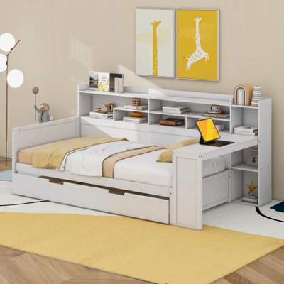 Daybed With Trundle And Bookcase by Cosmic