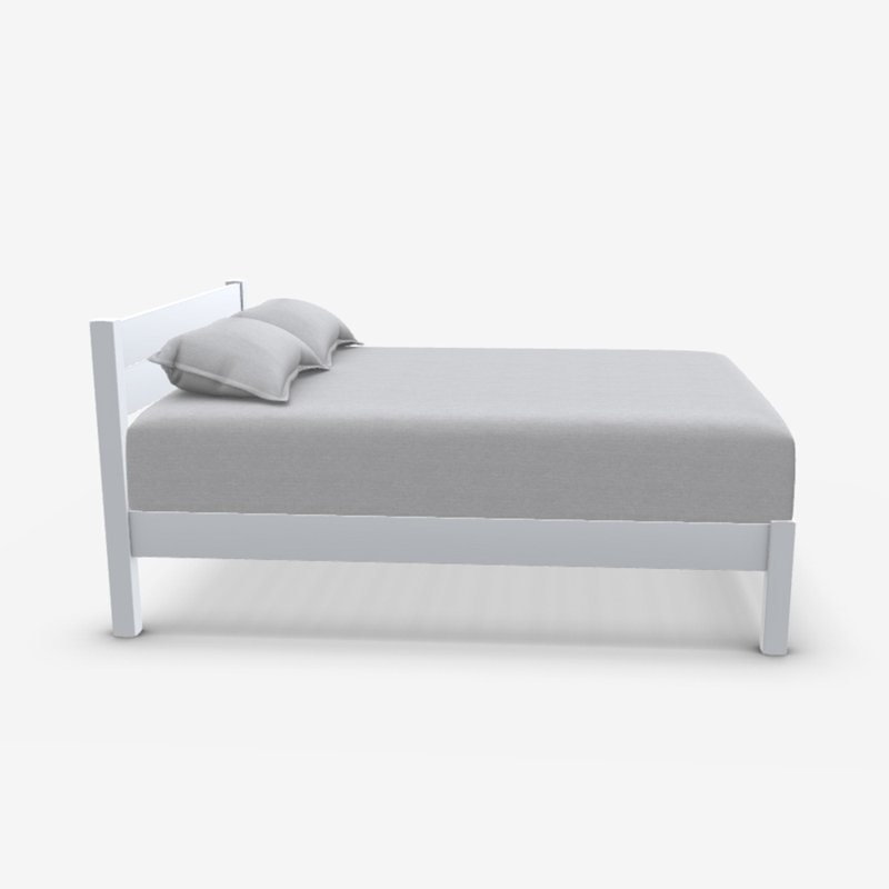 Euan Bed Frame, Twin XL, Espresso Wood