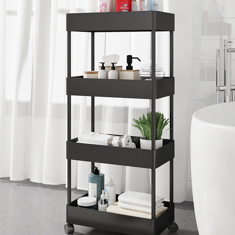 90cm H x 40cm W 4 - Cabinet Utility Cart with Wheels
