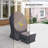 Benone Indoor Outdoor Wicker Egg Chair With Ottoman Patio Furniture Covers