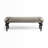 Whipe Cotton Upholstered Bench