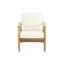 Fauteuil club en bois teint