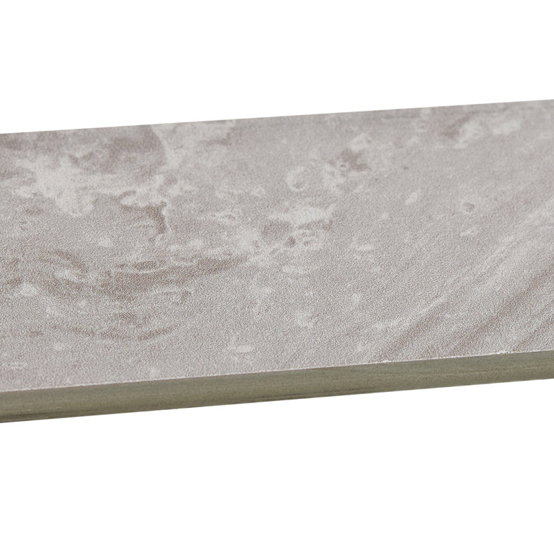 Bordure de carrelage Daltile Famed 3 x 24 en porcelaine mate à nez de taureau (vendue à l'unité), Fortune