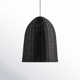 Declo Single Light Rattan Plug-in Pendant