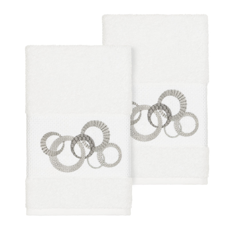 Annabelle Turkish Cotton Hand Towel, White