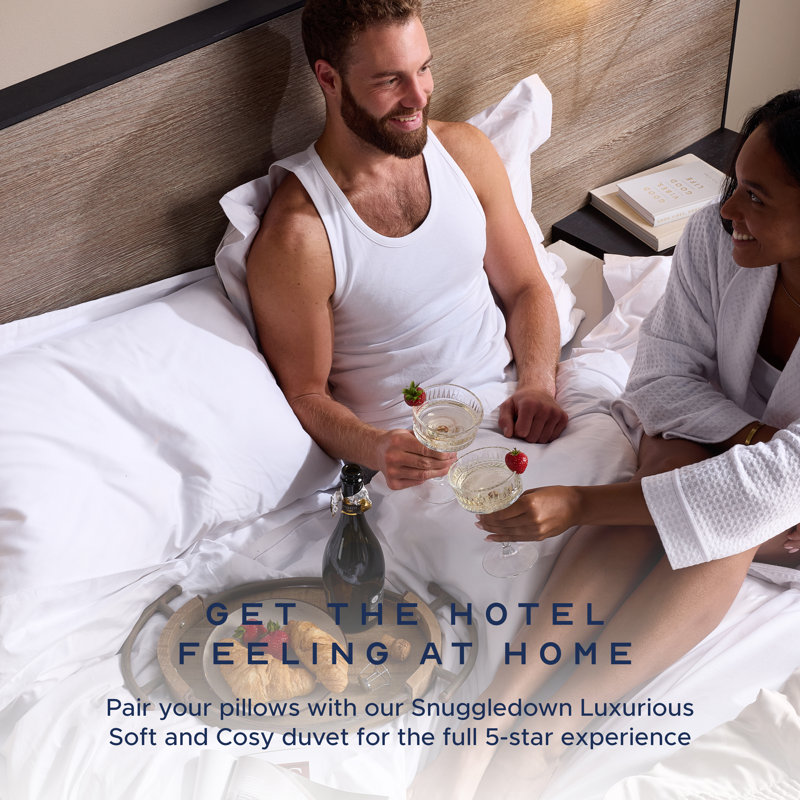 Snuggledown Luxuriously Hotel Soft & Cosy 13.5 Tog Winter Duvet With 2 Medium Pillows, Kingsize
