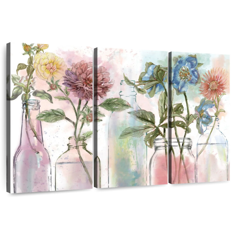 Collection de bouteilles Harnek Vintage, H 32 po x l 50 po