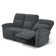 Endrik 87.8" Width Wall Hugger Power Reclining Sofa with Flip Down Console and LED Light, 3-Seater Couch for Small Spaces Living Room and RV