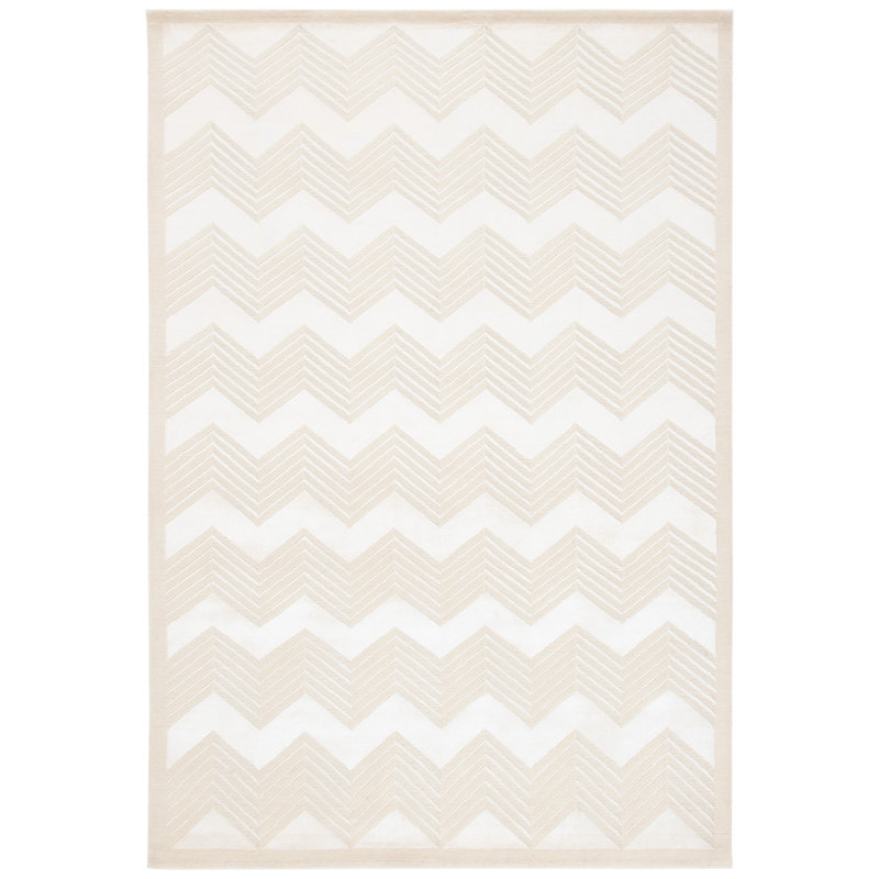 Ralph Lauren Monroe Chevron Wool, Viscose Chevron Rug, Rectangle 2' x 3'