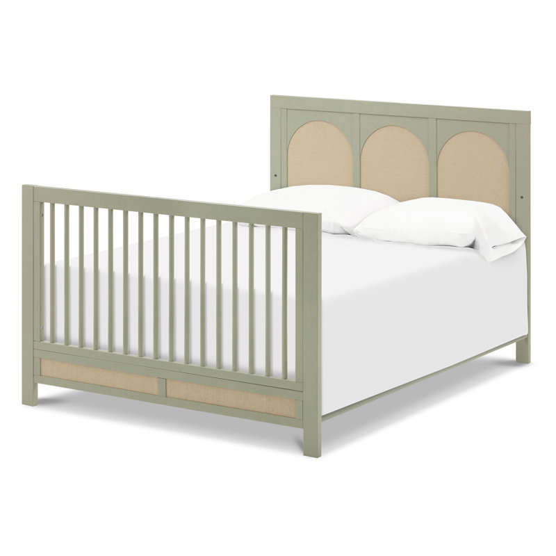 Eloise 4-in-1 Convertible Crib, French Sage/Performance Sand Eco-Weave