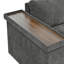 Canapé en L de 91,5 po avec lit escamotable et canapé-lit modulaire avec rangement caché Mirod