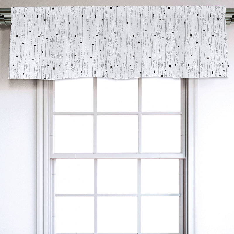 Sateen Ruffled Window Valance