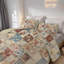 Ensemble de courtepointe pour lit double / grand / très grand 3 pièces, couvre-lit réversible, toutes saisons, ensembles de literie à couverture matelassée rustique avec taies décoratives, édredon mince de style moderne, ensemble de courtepointe pour lit simple 2 pièces-118611359