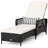 Outdoor Metal Chaise Lounge , Cushion Included-112290068-123185678