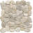 Rivera Pebbles Flt Gold 12 in. x 12 in. Honed Pebbles Floor and Wall Tile (10.0 sq. ft./Case)-36931098