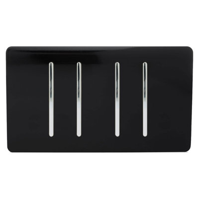 Trendi Switch 4 Gang Light Switch (1x 1 or 2 Way & 3 x Intermediate)