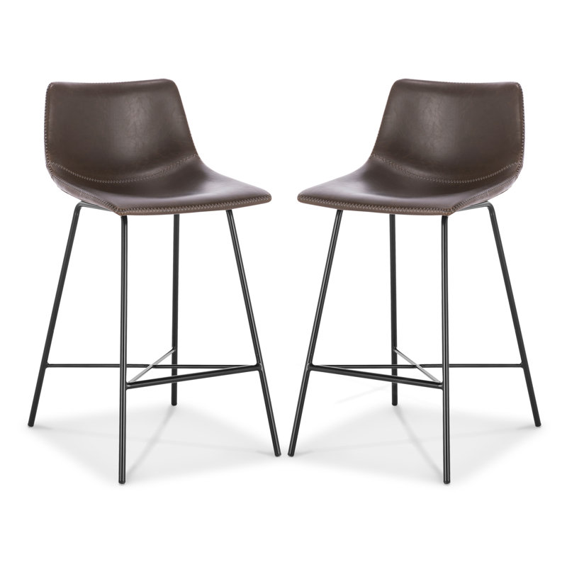 Paxton 24" Counter Height Stool, Brown
