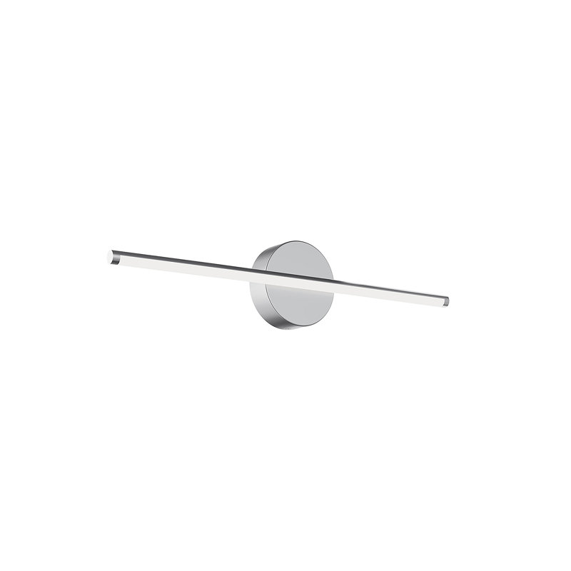 Meuble-lavabo à DEL 24 po Elizabeth 15 W, nickel satiné Elizabeth, 15W, H 4,75 po x l 24 po x P 2,38 po, Nickel satiné