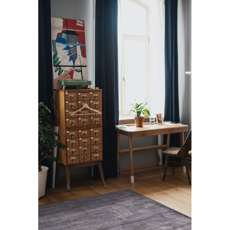 Loreto Grey Rug 5'3" x 7'4"