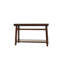 1 pièce Console de rangement sous la table avec canapé et placage en bois d'hévéa