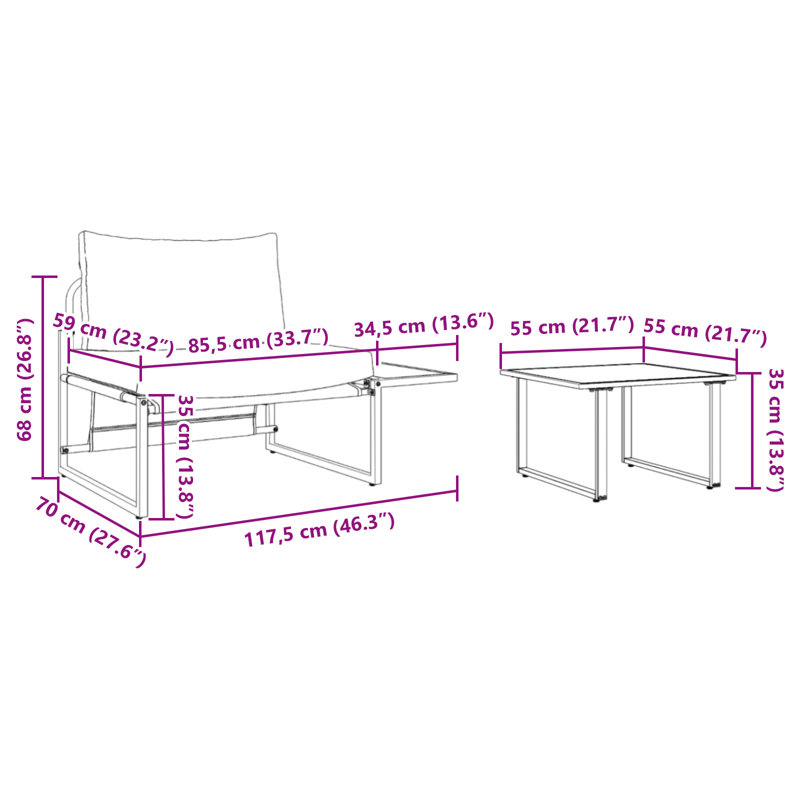 Metal Bench