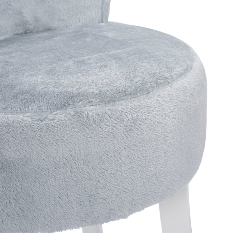 Solid + Manufactured Wood Accent Stool