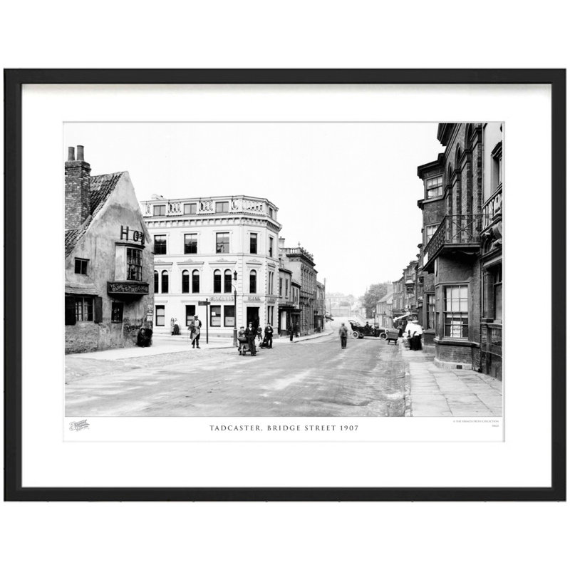 Tadcaster, Bridge Street 1907 by Francis Frith - Single Picture Frame Print, 28cm H x 36cm W x 2.3cm D