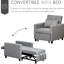 Fauteuil inclinable gris avec tissu et fauteuil de détente réglable